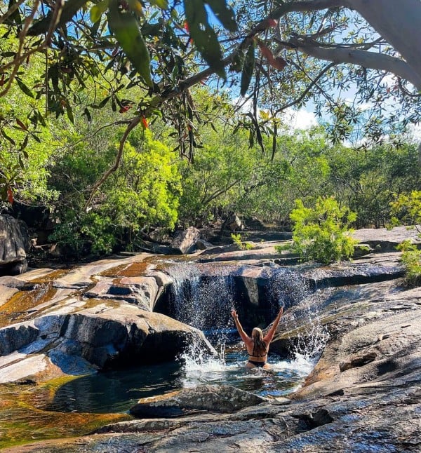 Cairns and Daintree rainforest waterfall swim