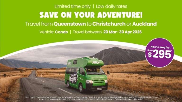 Condo Campervan Hire Offer - Save $295