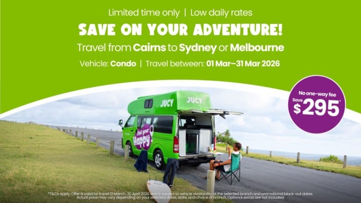 Cairns Campervan Hire Offer March 2026
