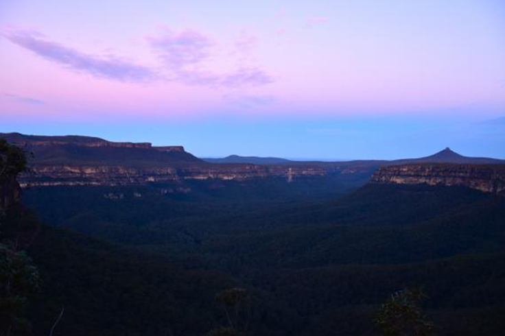 top 3 road trip worthy hikes in nsw 2 Sunset over a mountain range