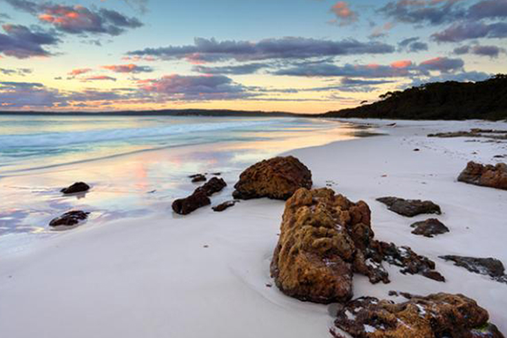 10 must visit beaches in australia 5 Sunset at Hyams Beach