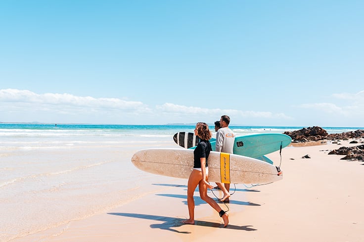 2021049 Brisbane to 1770 blog Coaster tripNOOSA SURFING main body image 736x490