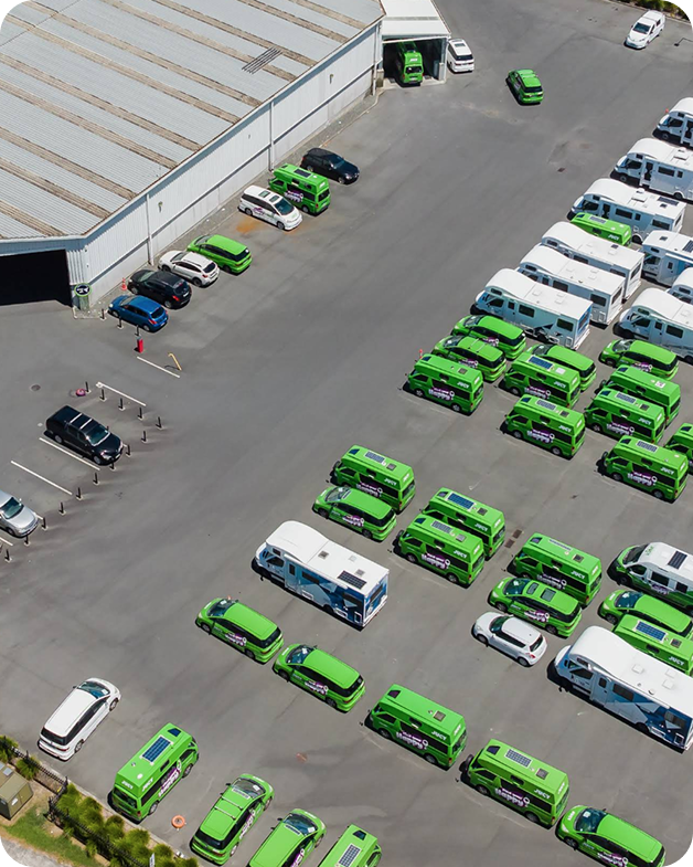 JUCY Campervan Hire Yard