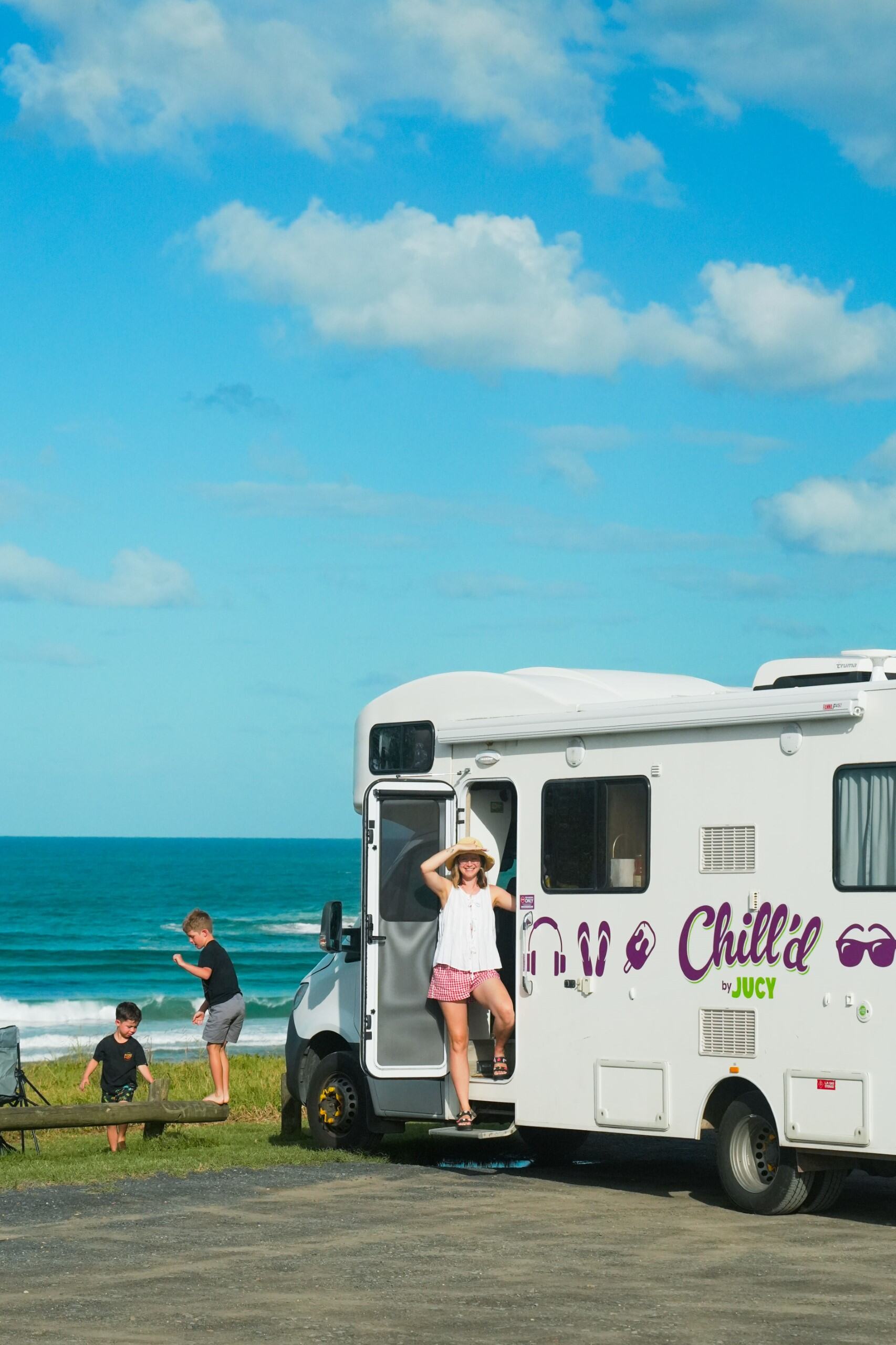 Family with Big Kahuna Motorhome