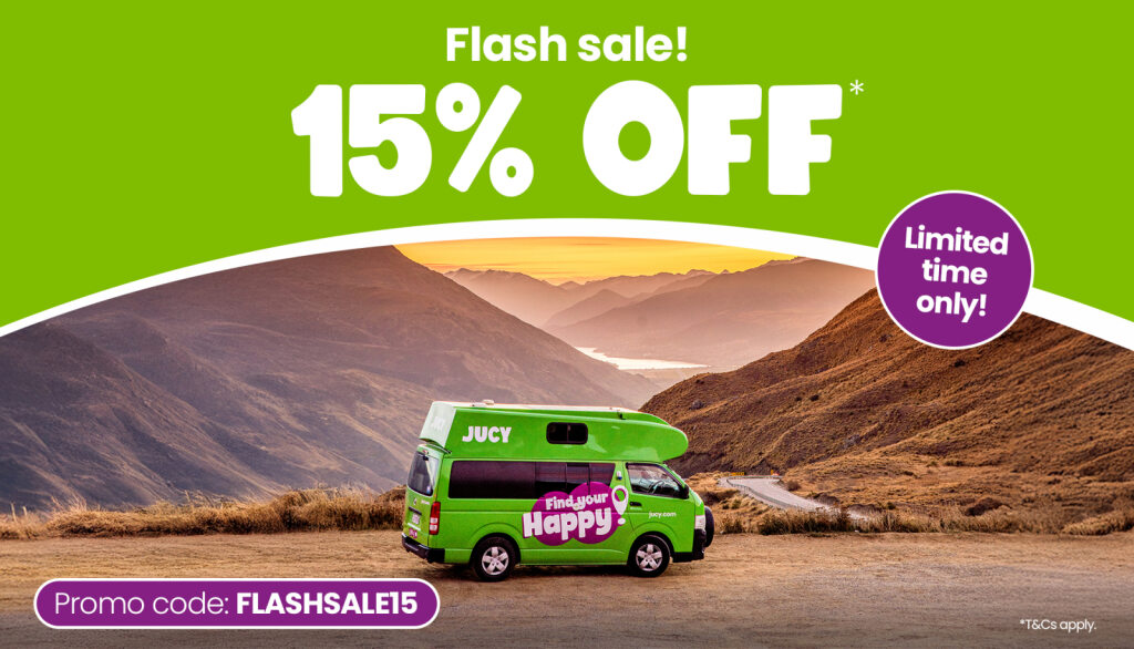 Flash Sale - Save 15% Off Select Campervans