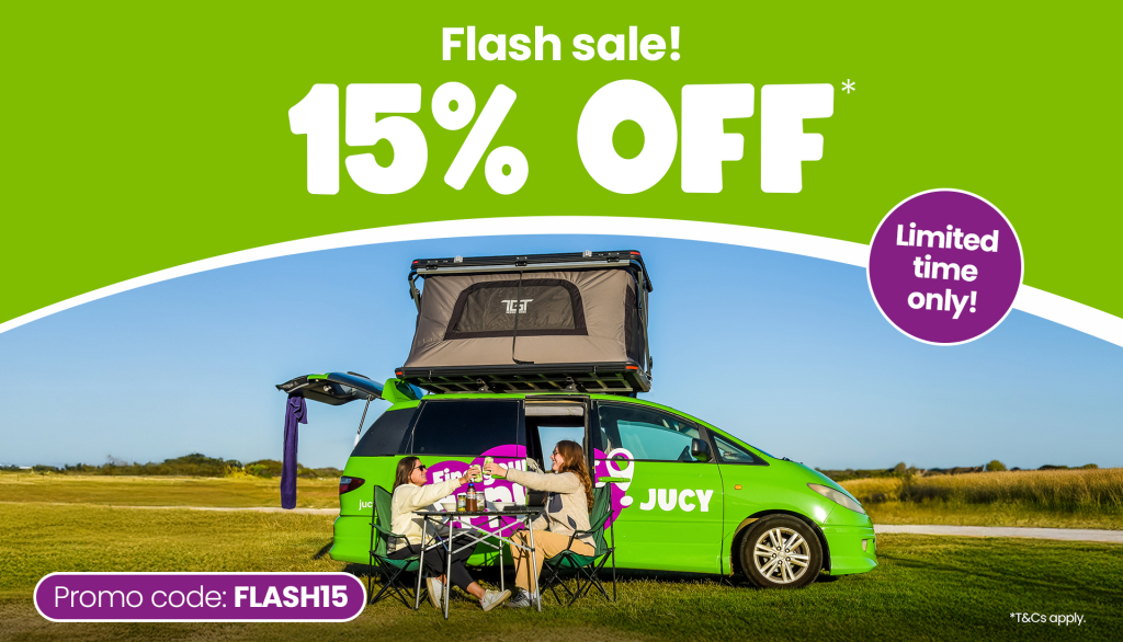 Flash Sale - Save 15% Off Select Campervans