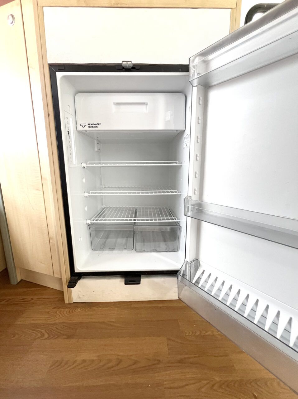 Fridge - Keep your food cool and fresh with our 150L fridge.

