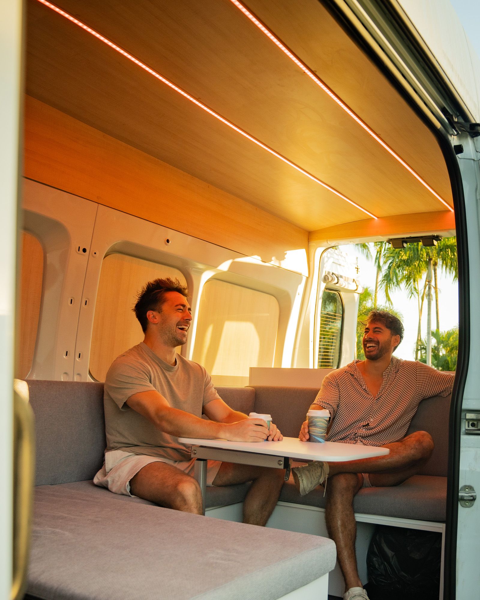 High Ceiling - Stand tall inside our campervan with a 2.6m interior height