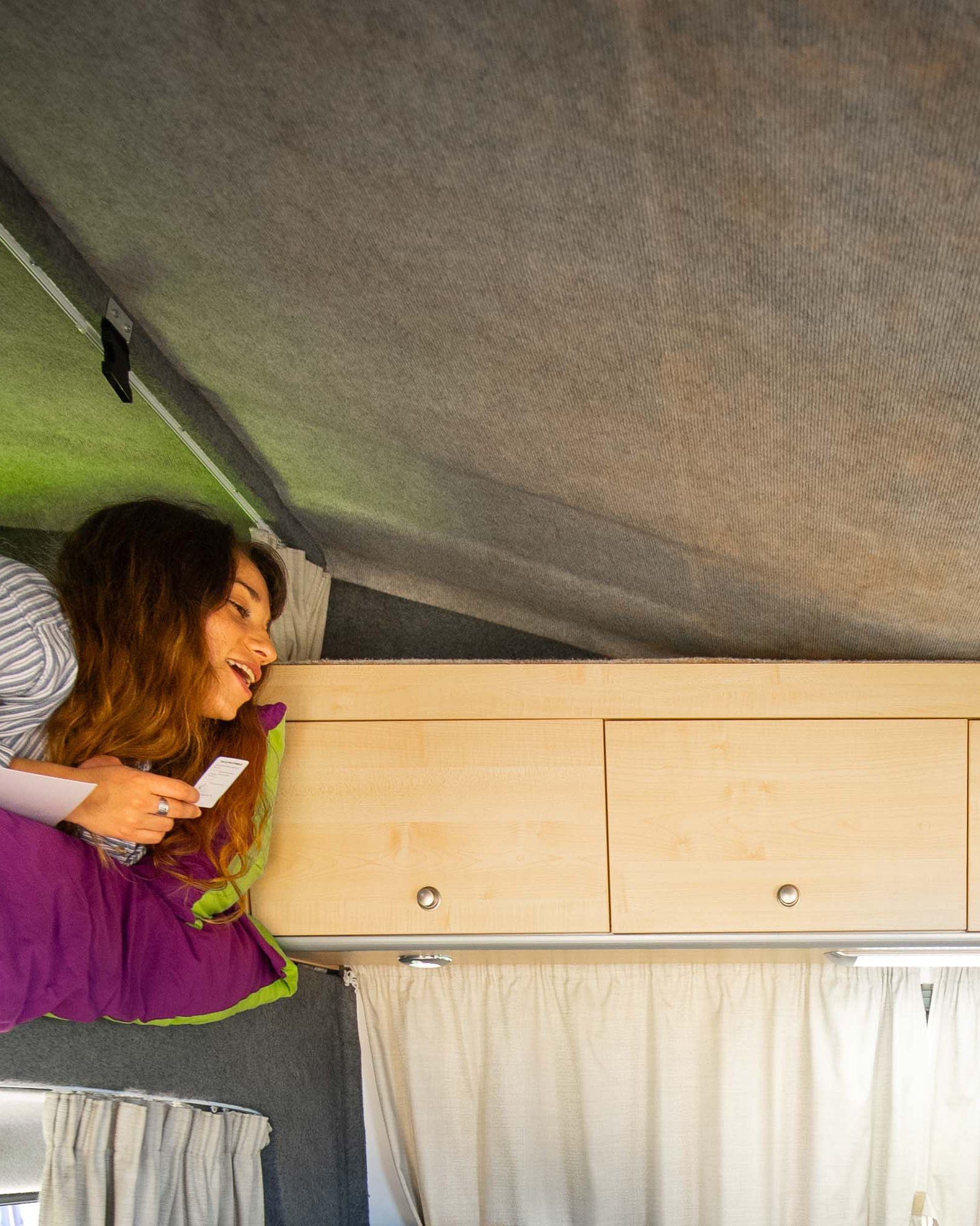 Double bed x 3 - Mutiple sleeping options for up to 6 people, with seating converting into sleep areas during the day. 