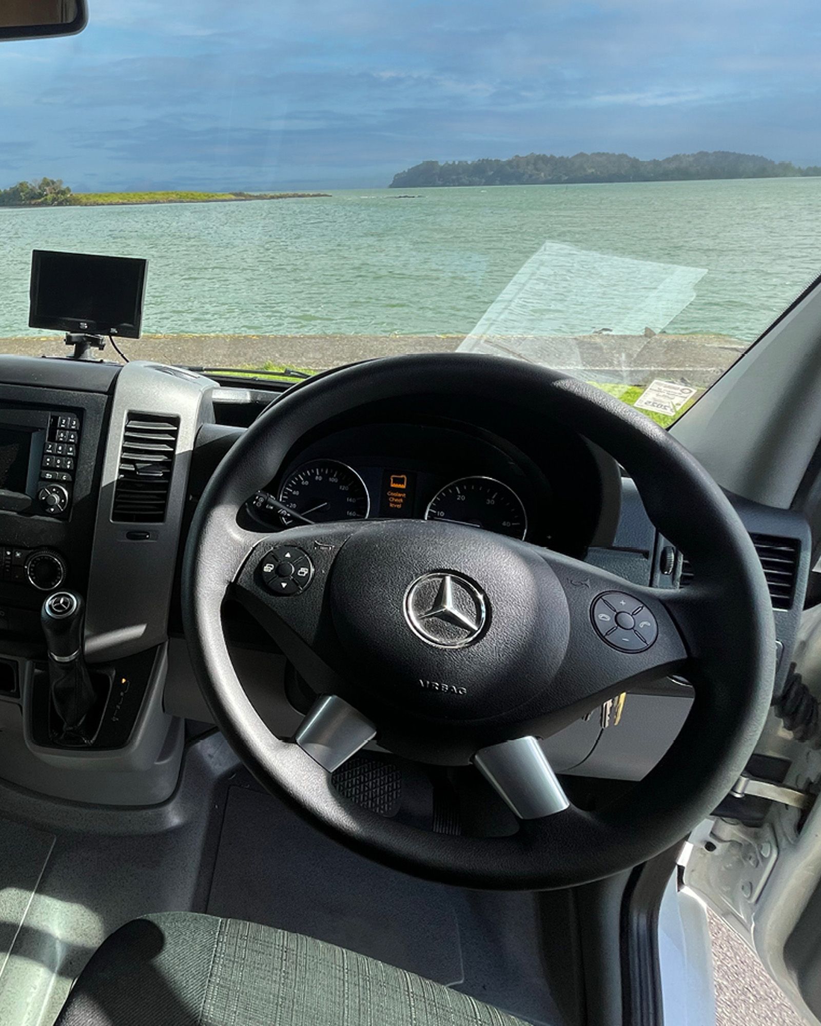 Driver comforts - Automatic transmission, Cruise control, Bluetooth, USB power points and interior lighting. Vehicle can connect to 240V mains campground hookup